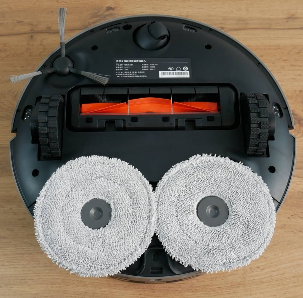 Dreame Bot X10 Pro : Vue de dessous