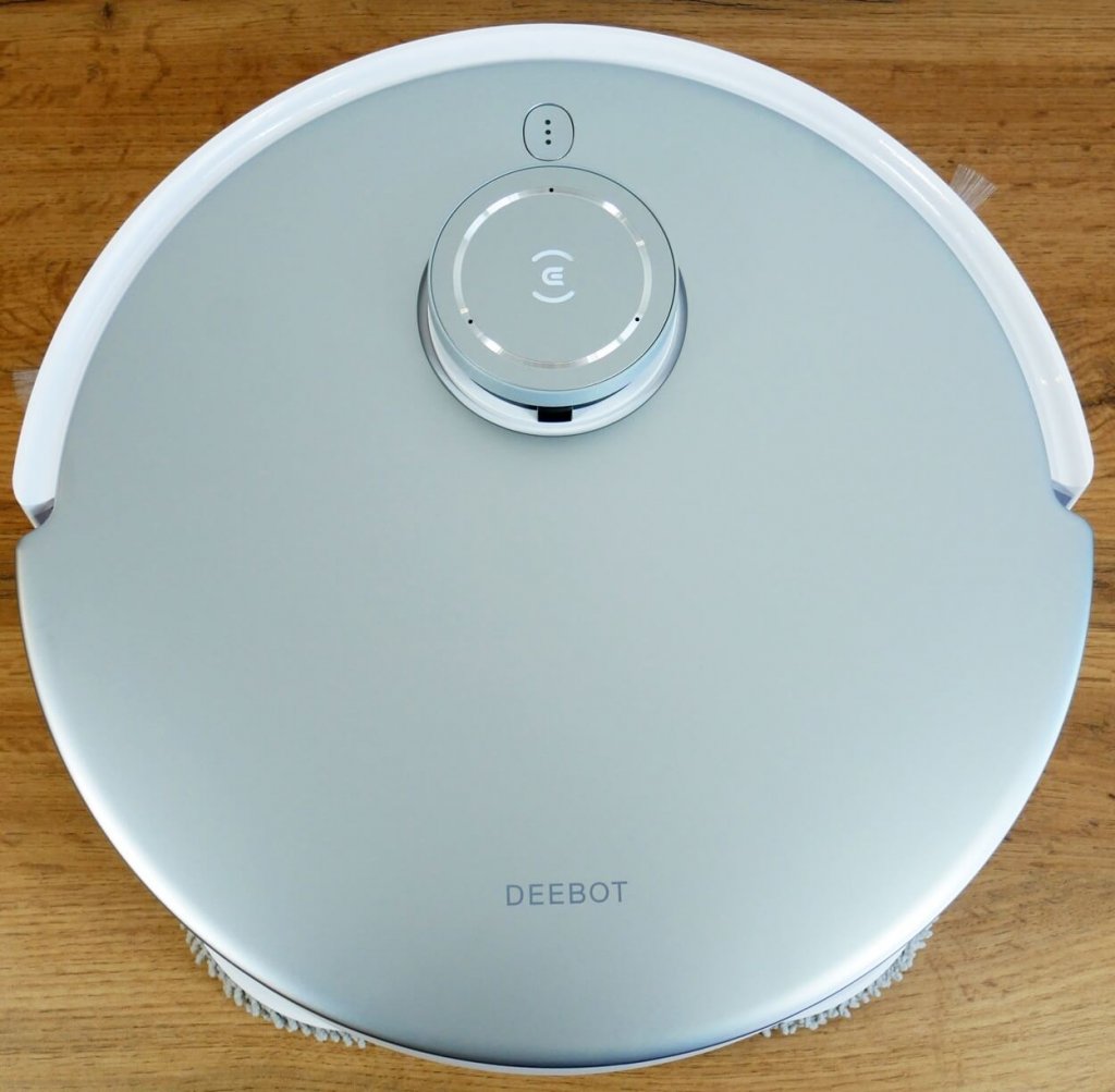 Ecovacs Deebot T20 Pro : Vue de dessus
