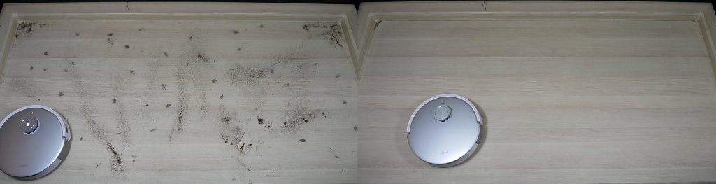 Ecovacs Deebot T20 Pro : Nettoyage à sec