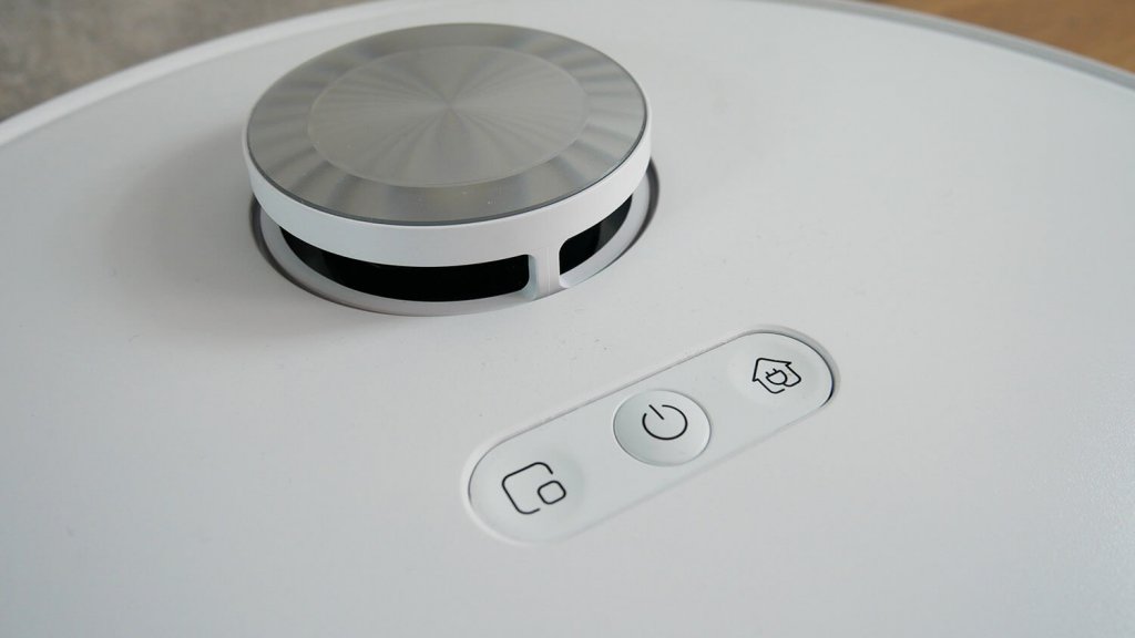 Midea M9 : lidar et panneau de commande