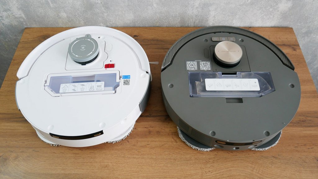 Toppen av de sammenlignede robotene