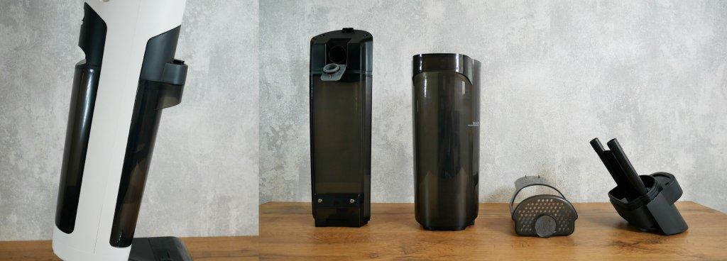 ROIDMI NEO : Réservoirs et système de filtration