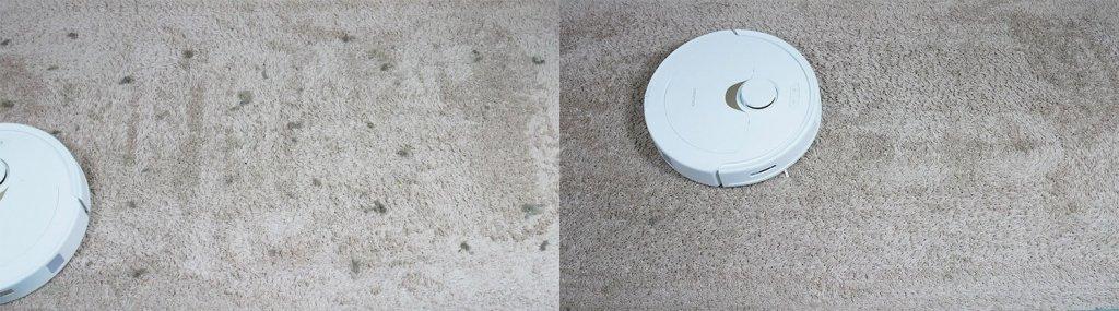 Roborock Q Revo : Nettoyage de tapis