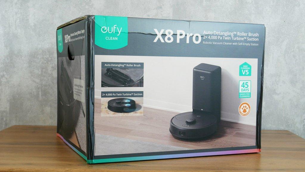Eufy Clean X8 Pro : Boîte