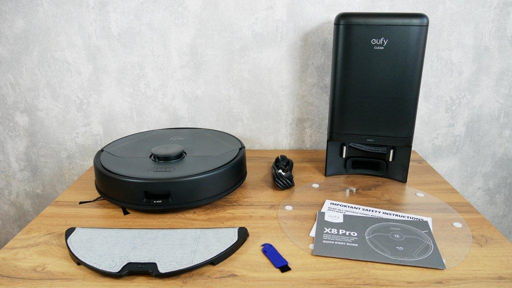 Eufy Clean X8 Pro : Contenu de l'emballage
