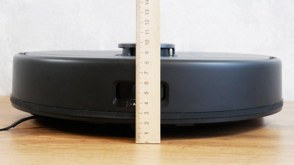 Eufy Clean X8 Pro : Hauteur du corps