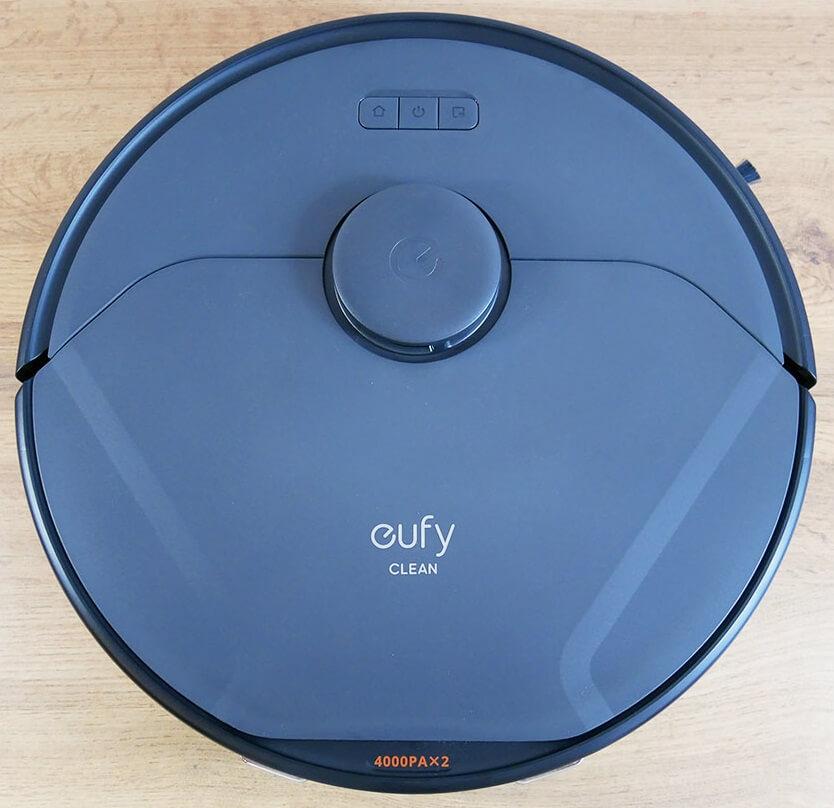 Eufy Clean X8 Pro : Vue de dessus