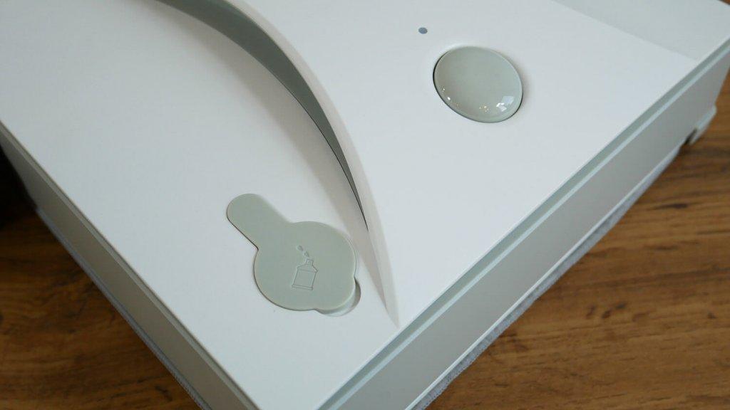 Neatsvor W10 : Bouton de commande et couvercle du réservoir d’eau