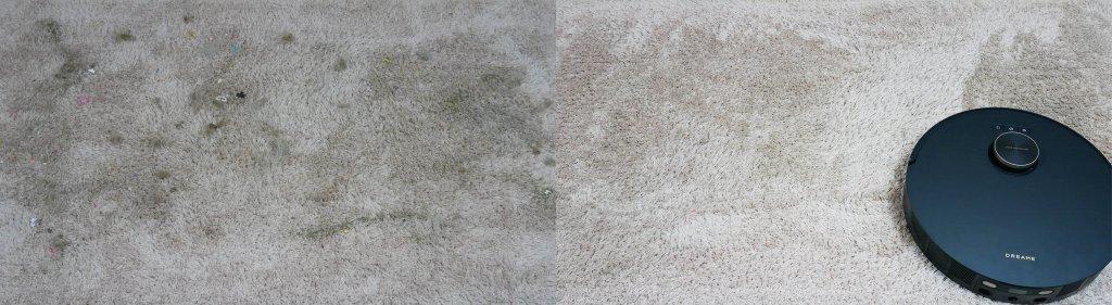 Dreame Bot L30 Ultra : Nettoyage de tapis