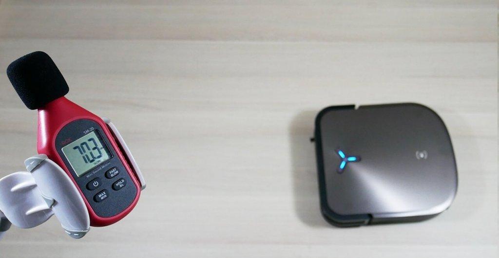 Ecovacs Deebot X2 PRO : Niveau sonore