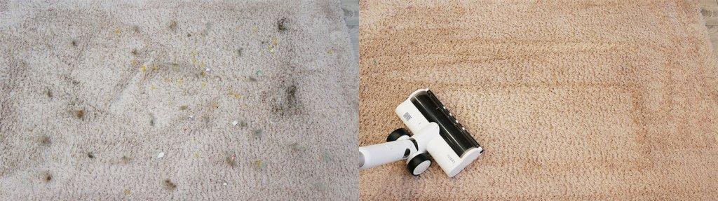 Lydsto V11H : Nettoyage de tapis