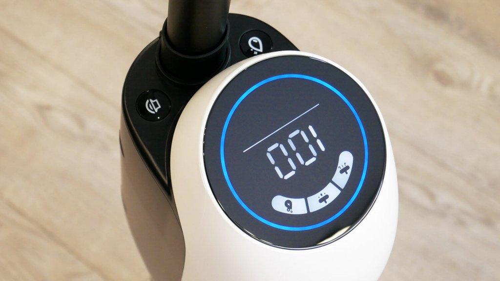 Lydsto W1 : Écran et boutons sur le boîtier