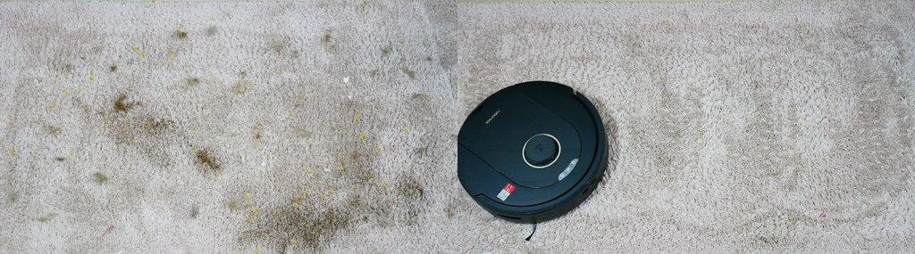 Roborock Q5 Pro+ : Nettoyage de tapis
