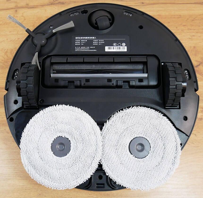Dreame Bot X30 Pro : Vue de dessous