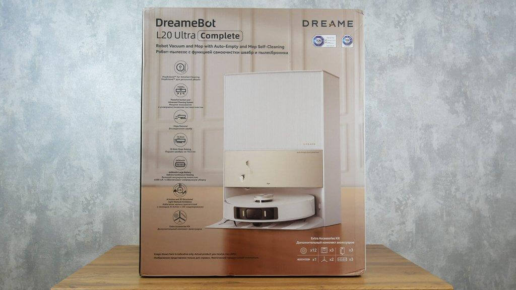 Dreame Bot L20 Ultra Complet : Boîte