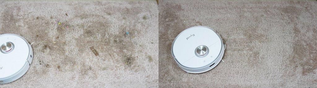 Kyvol S60 : Nettoyage de tapis