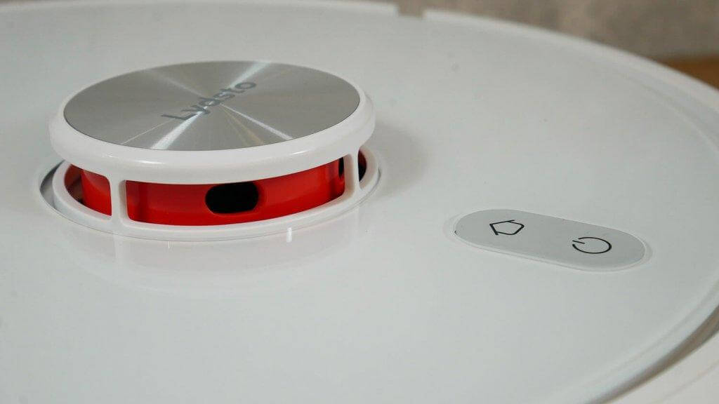 Lydsto R5D : Lidar et panneau de commande