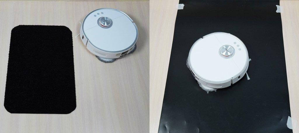 Xiaomi Lydsto W2 Edge : Conduite sur surfaces noires