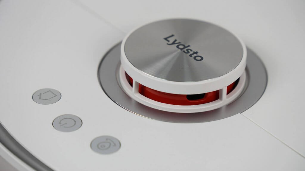 Xiaomi Lydsto W2 Edge : Lidar et panneau de commande