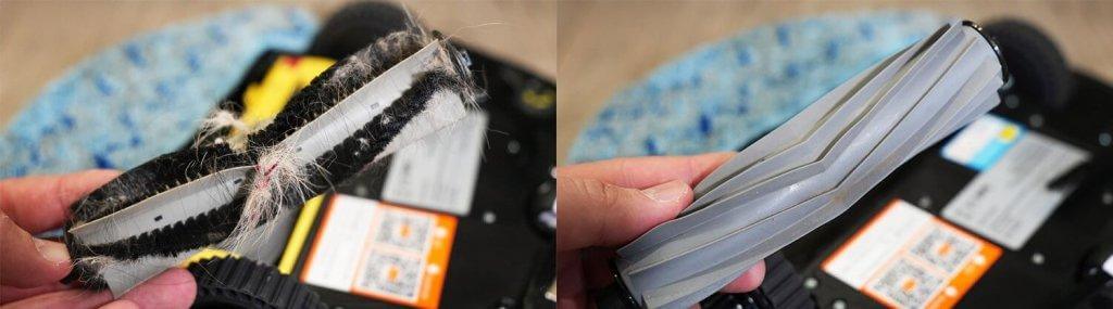iLIFE L100 : État des différentes brosses après nettoyage