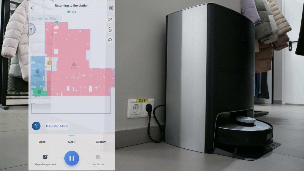 Navigation Ecovacs dans une vaste zone