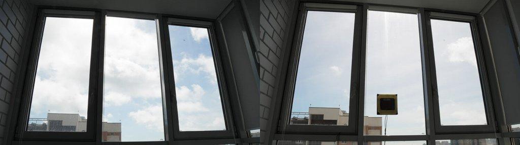 Dadget R100 : Qualité de nettoyage des vitres