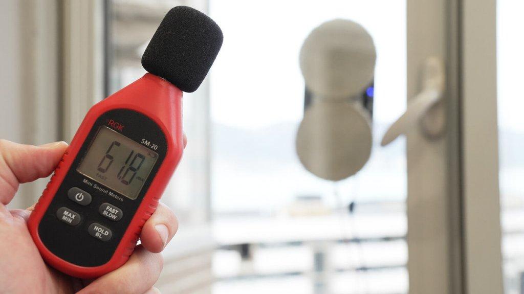 Gadget W120 : Niveau sonore