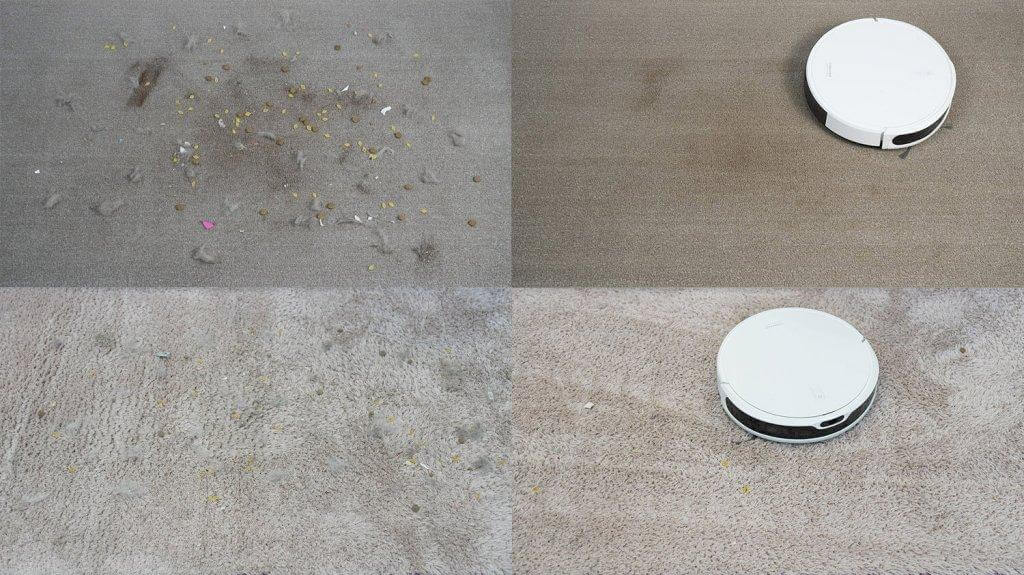 Dreame Trouver M1 : Nettoyage de tapis