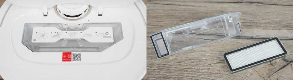 Roborock Qrevo MaxV : Collecteur de poussière