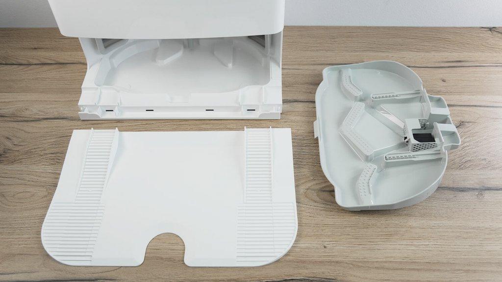 Roborock Qrevo MaxV : Quais amovibles en gare