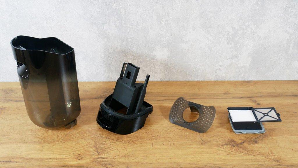 Bork V810 : Système de filtration