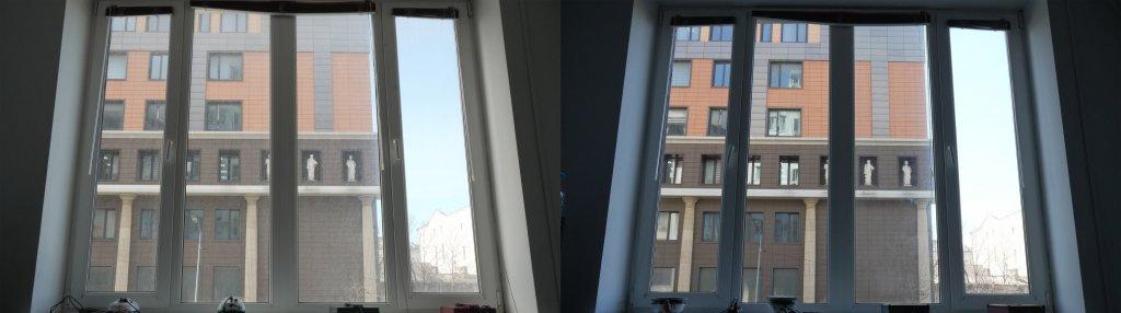 Comparaison des fenêtres avant et après
