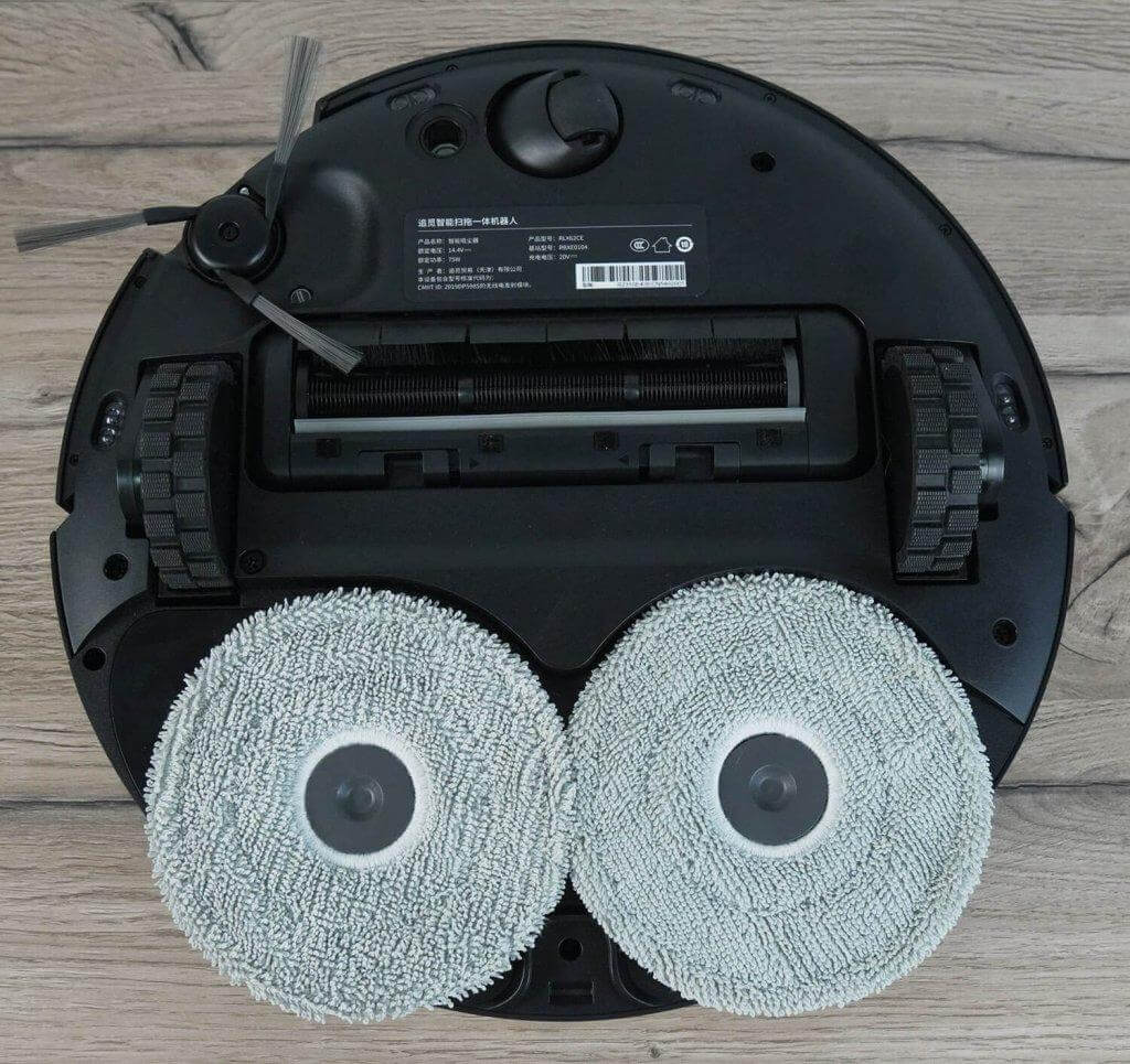 Dreame Bot X40 Pro : Vue de dessous