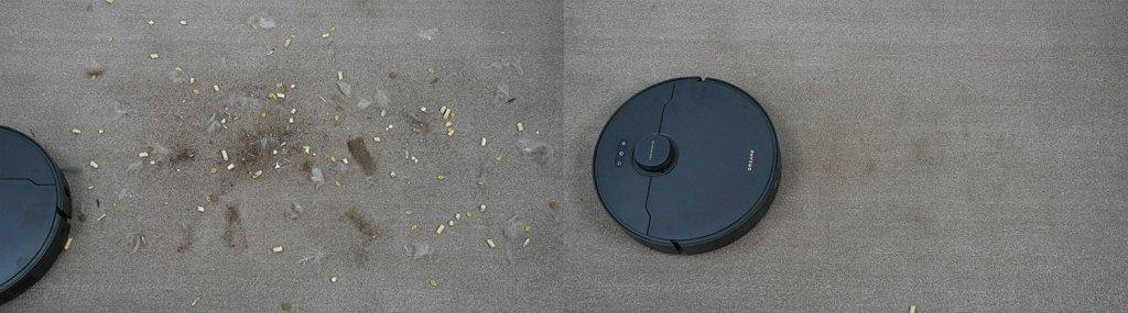 Dreame Bot X40 Pro : Nettoyage des tapis à poils courts