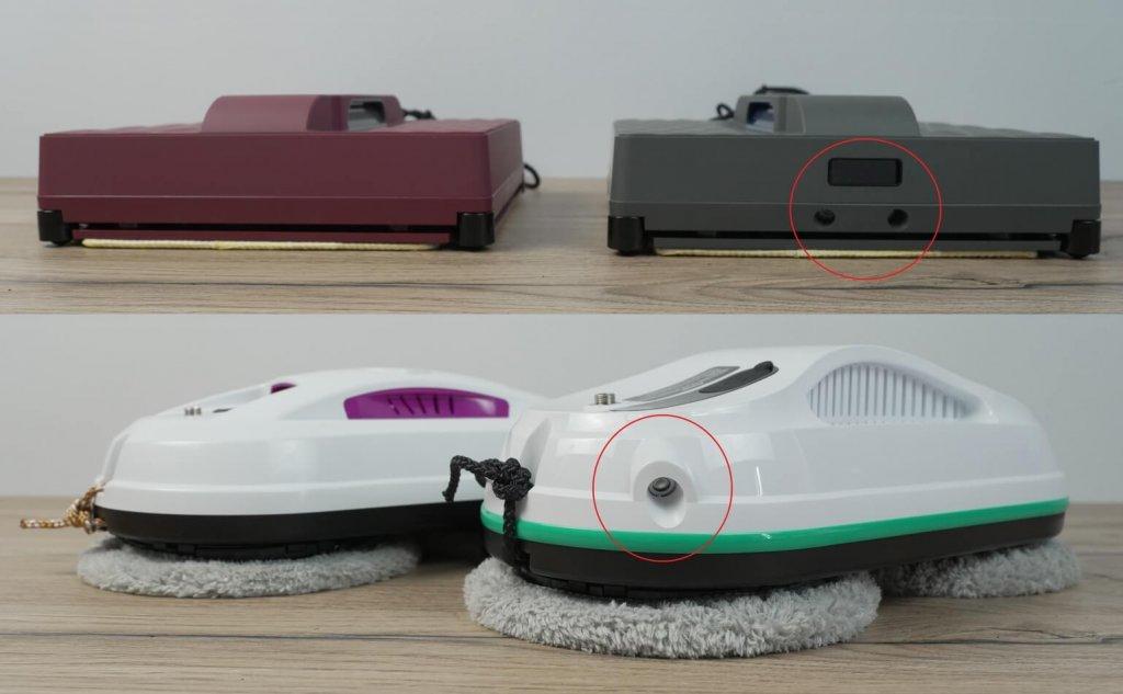 Pulvérisateurs d'eau dans les robots