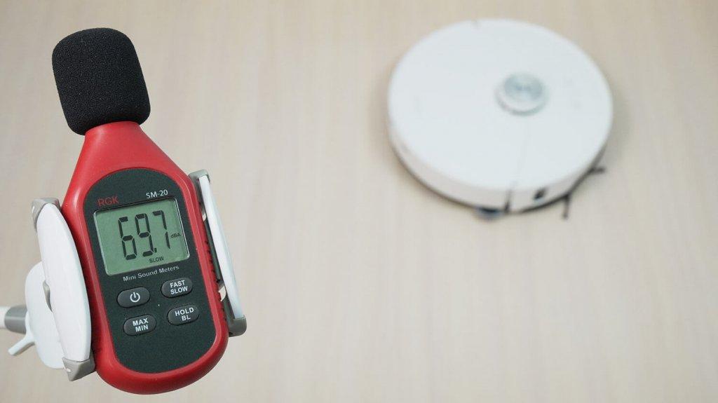 Roborock S8 MaxV Ultra : Niveau sonore