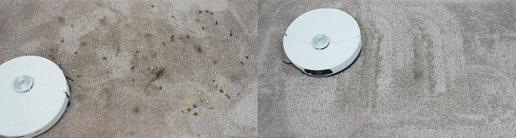 Roborock S8 MaxV Ultra : Nettoyage de tapis