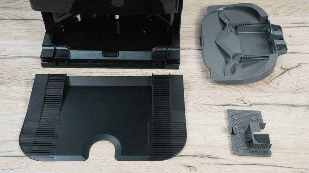 Roborock Qrevo PRO : Bac et piège amovibles
