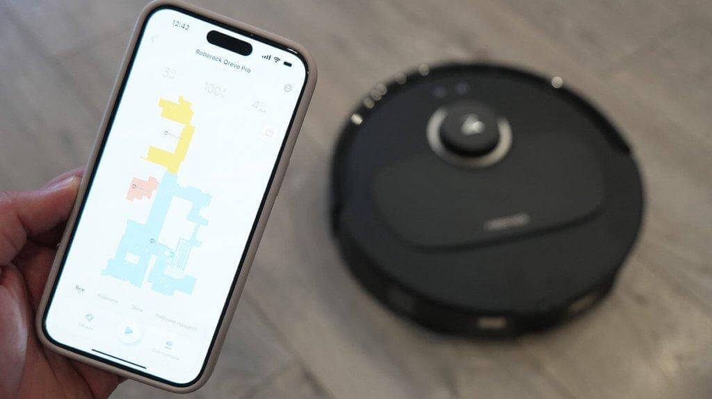 Roborock Qrevo PRO : contrôle des applications