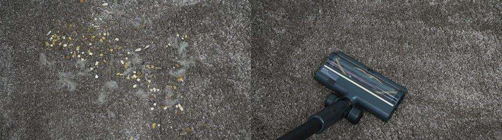 Dreame R10 Pro Aqua : Nettoyage des tapis à poils moyens