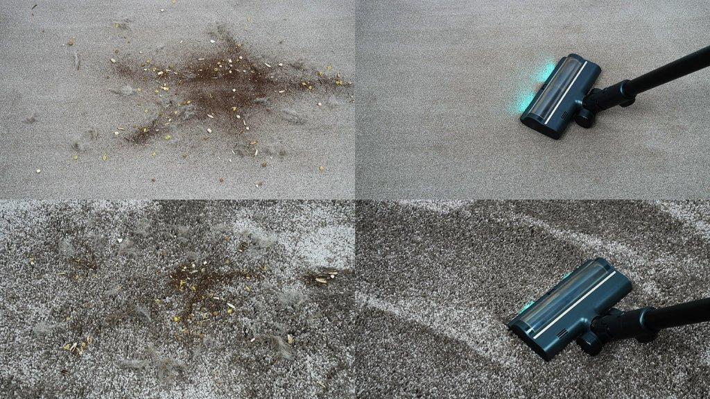 Dreame Z20 : Nettoyage de tapis