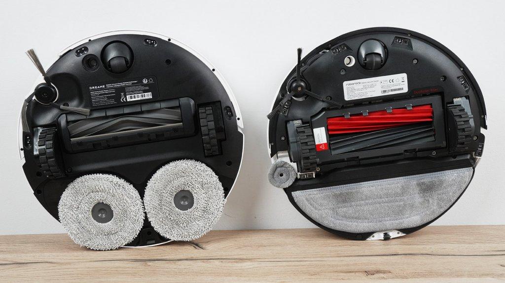 Roborock S8 MaxV Ultra et Dreame X40 Ultra : Modules de nettoyage