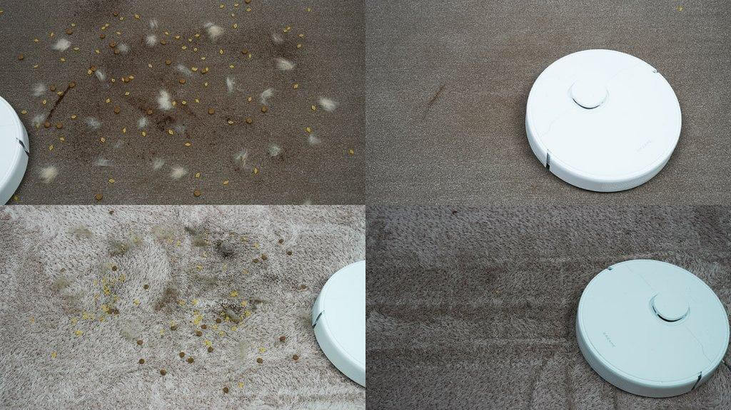 Dreame D10 Plus Gen 2 : Nettoyage de tapis
