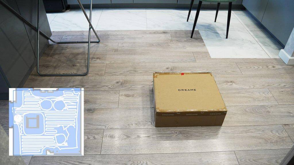 Dreame D10 Plus Gen 2 : Se déplacer dans une pièce avec des obstacles