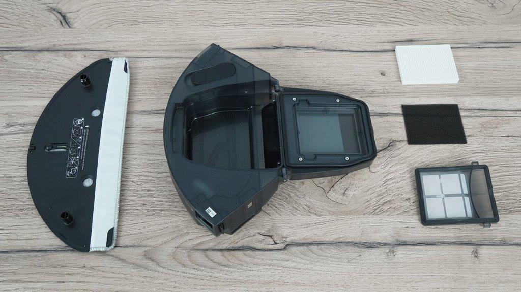 eufy L60 : Réservoir d'eau et de déchets