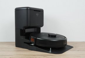 eufy L60 : brosse turbo autonettoyante et collecteur de poussière, 5 000 Pa, nettoyage humide