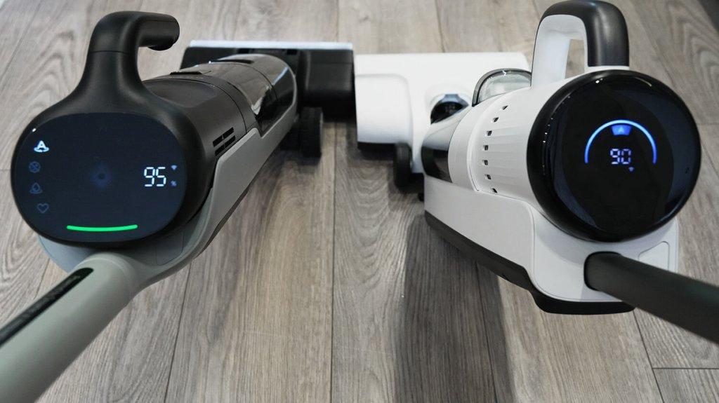 Dreame H14 Dual og Roborock Dyad Pro Combo: Skjermer