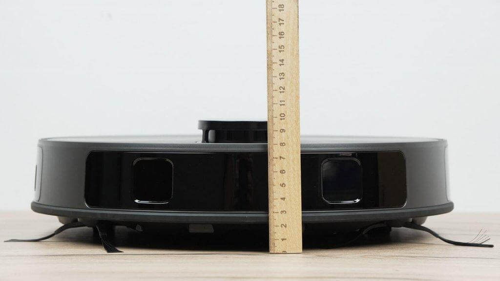 Midea VCR S10 Plus : Hauteur du boîtier