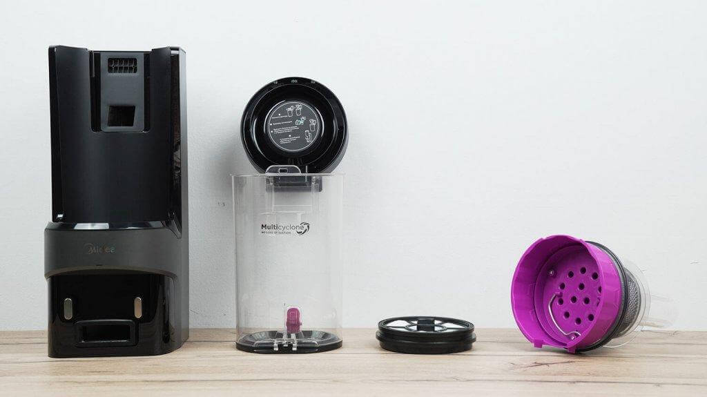 Magnétoscope Midea S10 Plus : Cyclone amovible