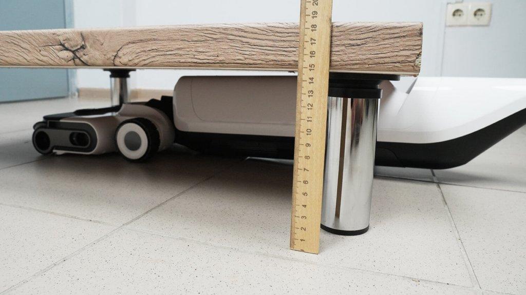 Roborock Flexi Pro : Hauteur minimale